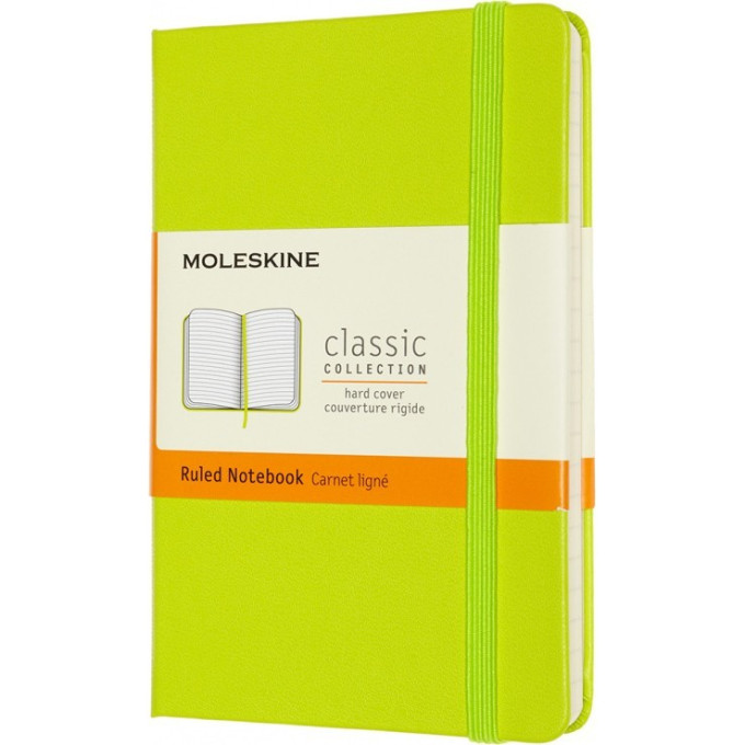 Блокнот MOLESKINE CLASSIC POCKET нелинованный, лаймовый MM710C2
