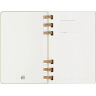 Еженедельник MOLESKINE Academic Spiral Large 150×210 мм, киви DHSPK5212AMWH3